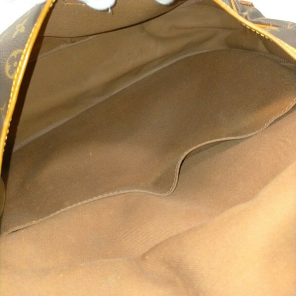 Louis Vuitton LV Shoulder Bag Saumur 35 Browns Monogram - Picture 8 of 9